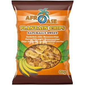 (AFROASE) BANANEN CHIPS ZOETE 80GR