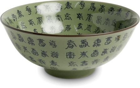 CELADON GROEN KOM(O/22CM)