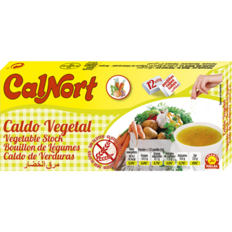 CALNORT VEGETABLE BOUILLON CUBES 12X10