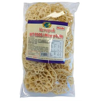 KRUPUK ROOS WIT 250GR