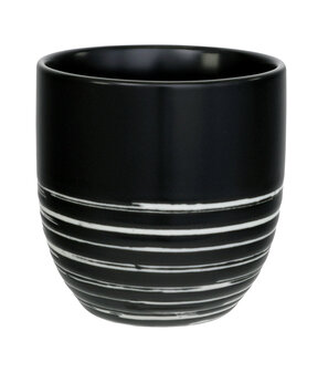 BLACK MARU SERIES TEA CUP 8X8CM 250ML