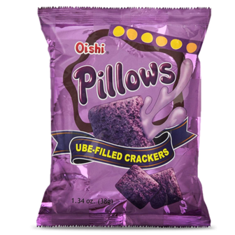 PILLOWS UBE FILLED CRACKER 38GR