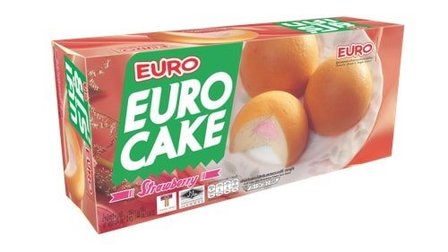 EURO CAKE STRAWBERRY 6X24G