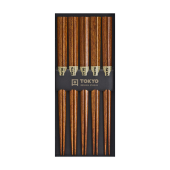 TOKYO DESIGN CHOPSTICKS DARKWOOD 5PAIR