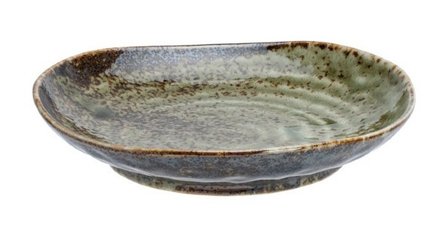 SHINRYOKU GREEN TRIANGLE PLATE 16.5CM