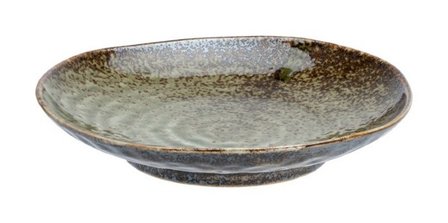 SHINRYOKU GREEN TRIANGLE PLATE 19CM