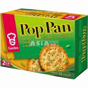 POP PAN SPRING ONION CRACKERS 200GR