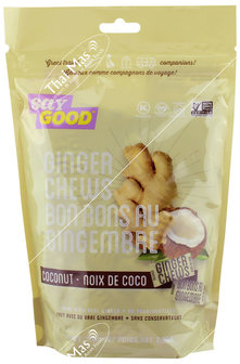 GINGER CHIEWS COCONUT 200GR
