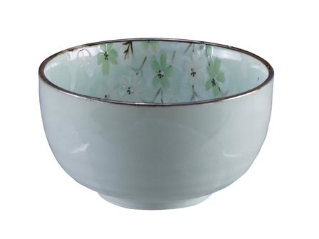 TOKYO DESIGN STUDIO - GREEN COSMOS BOWL 13X7CM 550ML Q55/GC