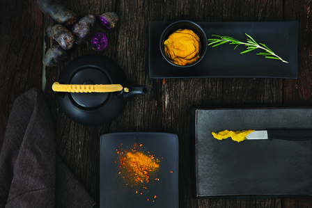 ORIENTAL SELECTION - BLACK MATTE SERIES SAUCE PLATE 10X6CM