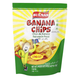 BUENAS BANANA CHIPS 175G