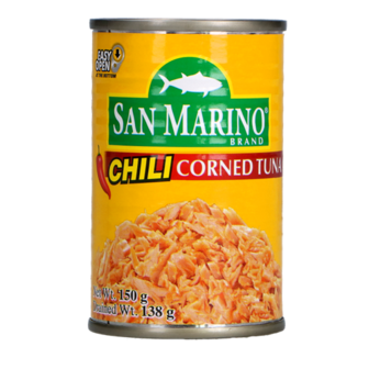 CHILLI CORNED TUNA 150G SAN MARINO