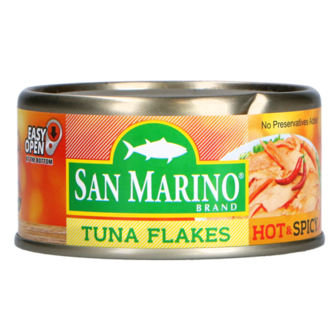 SAN MARINO TUNA FLAKES HOT SPICY 180G