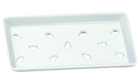 MG SUSHI COOLING PLATE WH 22,5X12,5CM