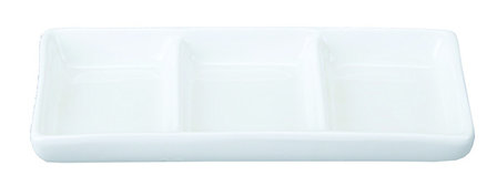 TOKYO DESIGN STUDIO -  WHITE SERIES SAUCE DISH 3PCS 20.5X8.25CM WHITE