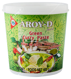 AROY-D GREEN CURRY PASTE 400 GR