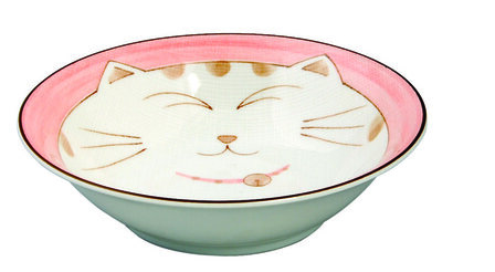 TOKYO DESIGN STUDIO - ROZE KOM KAWAII CAT 16,5CM 450ML PINK