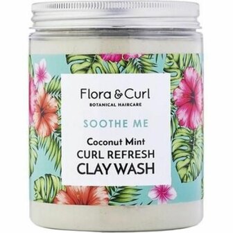 FLORA &amp; CURL COCONUT MINT CURL REFRESH CLAY WASH 260 GR