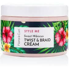 FLORA &amp; CURL SWEET HIBISCUS TWIST &amp; BRAID CREAM 300 ML