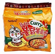 SAMYANG- RAMEN HOT CHICKEN CURRY 5X140 GR