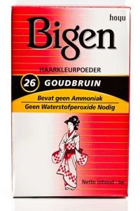 BIGEN - HAARKLEURPOEDER 26 GOUDBRUIN - GOLDEN BROWN 