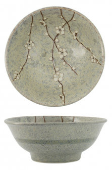 TOKYO DESIGN STUDIO- GREY SOSHUN BOWL 21X9CM 1200ML