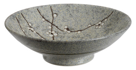 TOKYO DESIGN STUDIO -GREY SOSHUN MORIBACHI BOWL 24X8CM 1400ML