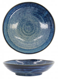  TOKYO DESIGN STUDIO - COBALT BLUE PASTA PLATE 21X5.2CM