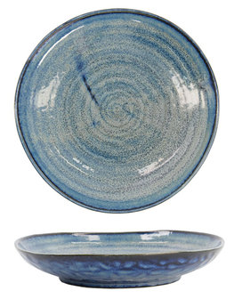 TOKYO DESIGN STUDIO - COBALT BLUE TRIANGLE PLATE 22.7CM