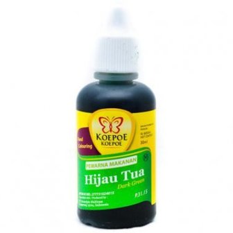 KOEPOE KOEPOE -  HIJAU TUA - KLEURSTOF GROEN 30ML