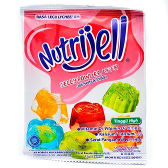 (NUTRIJELL) JELLY POWDER LYCHEE 15 GR