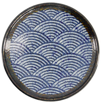 TOKYO DESIGN STUDIO - AISAI SEIGAIHA PLATE 19,6X3CM