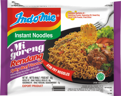 INDOMIE MI GORENG RENDANG 80 GR