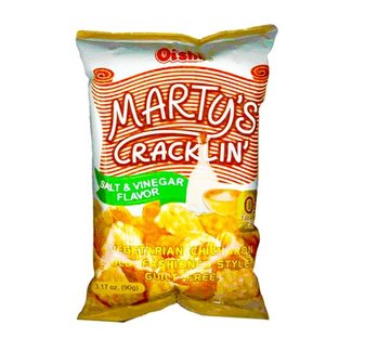 OISHI - MARTHYS CRACKLING SALT VINEGAR CHICARON 90GR