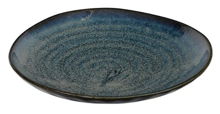 TOKYO DESIGN STUDIO - COBALT BLUE TRIANGLE PLATE 19CM