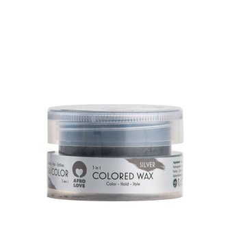 AFRO LOVE - COLORED WAX 100ML SILVER