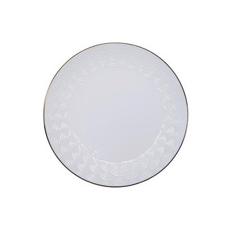 TOKYO DESIGN STUDIO -NIPPON WHITE GOLD RIM PLATE SET 4pcs 30CM