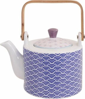 TOKYO DESIGN STUDIO -STAR WAVE TEAPOT 800ML D. BLUE