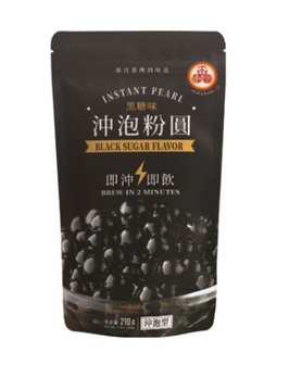 INSTANT TAPIOCA PEARL BLACK SUGAR FLAVOUR 210GR