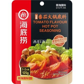  TOMATO FLAVOUR HOT POT SEASONING 125GR HAIDILAO