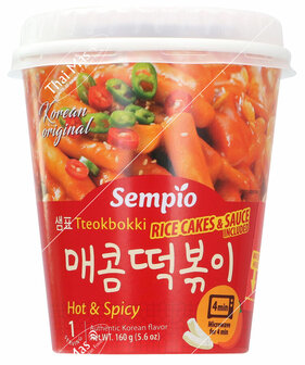 SEMPIO INSTANT TTEOKBOKKI HOT &amp; SPICY 160 GR