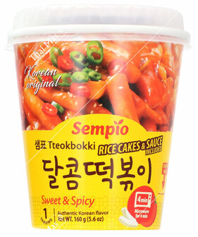 SEMPIO INSTANT TTEOKBOKKI SWEET&amp;SPICY 160GR