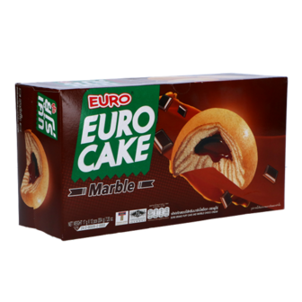 THAI MARBE COCOA CAKE FAMILY PACK 12X17GR  EURO BRAND