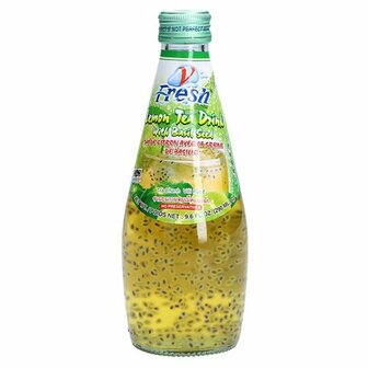 V-FRESH THAI LEMON DRINK WITH BASIL SEED 290ML