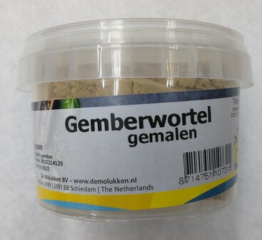 GEMBERWORTEL GEMALEN  / DJAHE 80GR