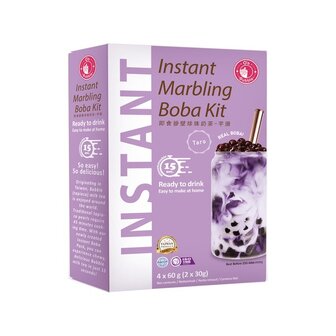 INSTANT MARBLING BOBA KIT TARO 4X60GR O&#039;SBUBBLE