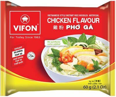 VIFON - INSTANT RICE NOODLES - CHICKEN FLAVOUR 60G