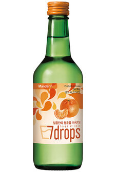 7 DROPS SOJU MET MANDARIJNENSMAAK 12%