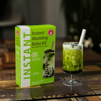 INSTANT MARBLING BOBA KIT MATCHA 4X60GR O&#039;SBUBBLE