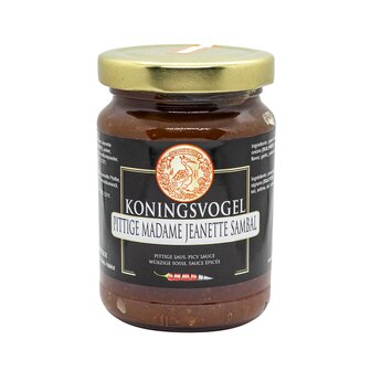 KONINGSVOGEL PITTIGE MADAME JEANETTE SAMBAL 200GR